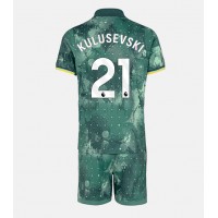 Camiseta Tottenham Hotspur Dejan Kulusevski #21 Tercera Equipación para niños 2024-25 manga corta (+ pantalones cortos)